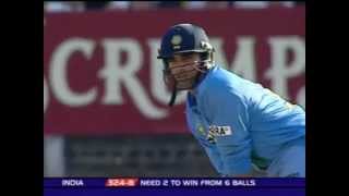 Natwest Series 2002 Final Ending Moments Ind vs Eng  YouTube [upl. by Ennaej]