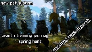 Errant Hunters Soul pet system event training journey amp spring hunt [upl. by O'Gowan]