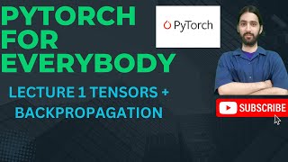 PyTorch Lecture 1 tensors and backpropagation pytorch datascience ai deeplearning [upl. by Efar]