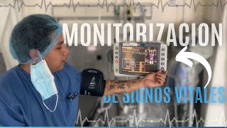 ✅¿Como USAR un MONITOR para MEDIR LOS SIGNOS VITALES  ENFERMERIA [upl. by Veriee933]