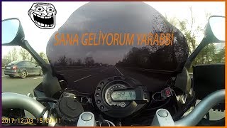 Yamaha FZ6  Fazer 6 Top speed  250 kmh Maksimum Hız Denemesi [upl. by Tewfik]