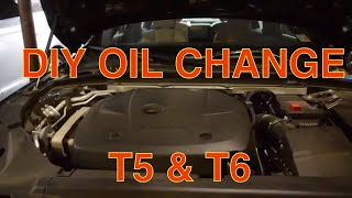 How to Change the Oil on All New Volvos xc60 s90 s60 xc90 volvo [upl. by Arahset110]