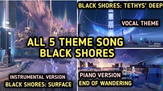 All Theme Song BGM Black Shores amp Tethys Deep Wuthering Waves 13 Music [upl. by Sadye]