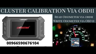 OdoMaster  OBDSTAR  Odometer Adjustment  mileage correction via obd II  mileage correction tool [upl. by Nerrej]