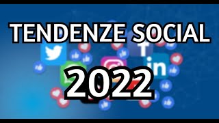 TENDENZE SOCIAL 2022 [upl. by Bauske]