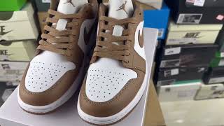 Air Jordan 1 Low Archaeo Brown White DC0774 202 [upl. by Petronia348]