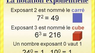 La notation exponentielle [upl. by Dj509]