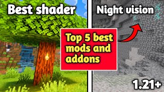 Best Mods And Addons For Minecraft Pe Creator 🔥🔥 minecraft pe mods and addons [upl. by Bikales]