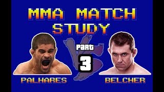 MMA Match Study Alan Belcher vs Rousimar “Toquinho” Palhares  Part 3 [upl. by Ullman]