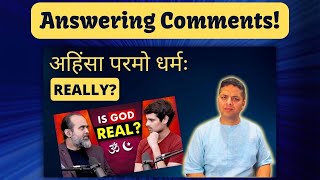 Answering Comments  Ahimsa Paramo Dharma  अहिंसा परमोधर्म  Reply to A Prashant Ji ShriPrashant [upl. by Kired]