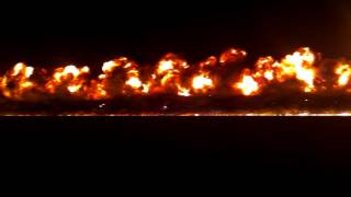 Wall of Fire  Avalon Airshow 2013 [upl. by Nesyt]