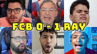 BEST COMPILATION  BARCELONA VS RAYO VALLECANO 01  LIVE REACTIONS  REACCIÓN  FANS CHANNEL [upl. by Navarro346]