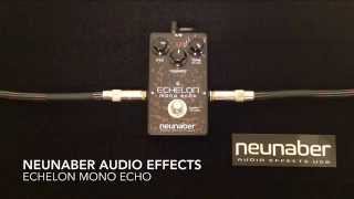 Neunaber Echelon Mono Echo [upl. by Silverts481]