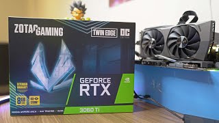 Zotac RTX 3060 AMP White Edition Review amp Cyberpunk Benchmarks [upl. by Eirrab697]