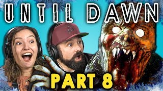 CRAZED MOUNTAIN ZOMBIE  UNTIL DAWN  Part 8 React Lets Plays [upl. by Zetneuq]