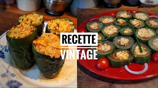 CONCOMBRES FARCIS CUITS FAÇON 👩🏼‍🍳POPOTE ET POTAGER👨‍🌾 [upl. by Asirb]