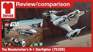 LEGO The Mandalorians N1 Starfighter 75325 Review and MOC Comparison [upl. by Linn]