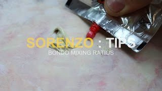 Bondo Tip 3  Mixing Ratios [upl. by Constanta109]