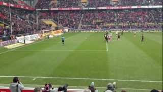 1FC Köln  Jahn Regensburg 31032013 Elfmeter 68Min Bröker [upl. by Schroer883]