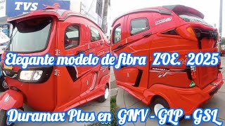 ELEGANTE MODELO DE FIBRA SOE 2025 TVS KING DURAMAX PLUS GLS GLP GNV [upl. by Ahsikin]