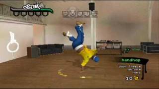 BBoy Gameplay for PSP HQ and PROFESSIONAL RECORD from PSP [upl. by Rehteh788]