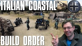 BUILD ORDER Wehrmacht  Italian Coastal  Company of Heroes 3 [upl. by Nor810]