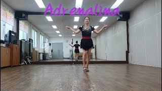 유아 마이 아드레날리나 라인댄스Adrenalina LinedanceSenhitampFlo Rida중급레벨라인댄스32카운트 [upl. by Eirehc]