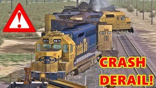 CRASH OF A SANTA FE TRAIN❗ 🔴 [upl. by Cowie42]