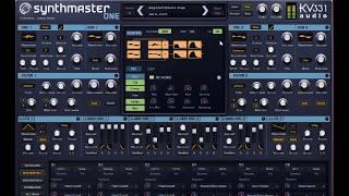 SYNTHMASTER ONE by KV331 Audio 🔹 The BIG Soundtest Demo [upl. by Ladd942]