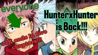 JJK ending in 5 chapters HunterxHunter returning POV every ones Reaction [upl. by Therron]