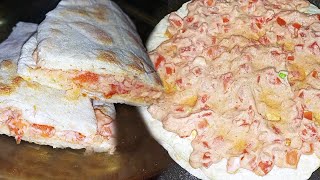 مناقيش الكشك على الطريقة اللبنانية  Lebanese manakish kishk recipe [upl. by Enelez610]