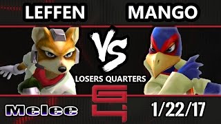 Genesis 4 Losers Quarters  Leffen Fox Vs Mango Falco SSBM Smash Melee [upl. by Phelan]