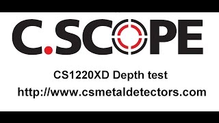 CScope CS1220XD depth test [upl. by Freddi]