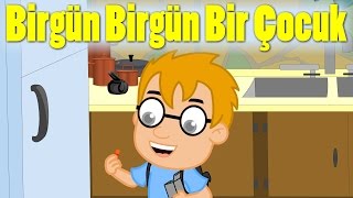 Çizgi Film Bebek Şarkıları  Birgün Birgün Bir Çocuk  Balon TV [upl. by Schmidt]