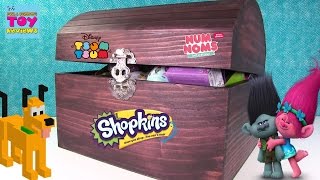 Simons Blind Bag Treasure Chest 46 Unboxing Disney Trolls Radz Shopkins  PSToyReviews [upl. by Amber29]