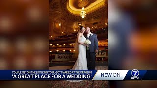 A great place for a wedding Couple met on the Lion King tour got married at the Orpheum [upl. by Curran]