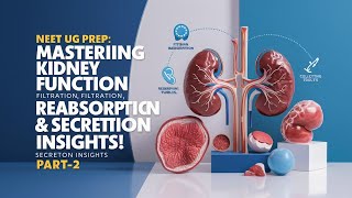 “NEET UG Prep Mastering Kidney Function – Filtration Reabsorption amp Secretion Insights”Part2 [upl. by Anomahs]