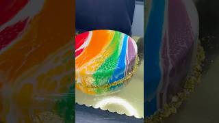 La torta più colorata che abbia mai fatto🌈 [upl. by Esir]