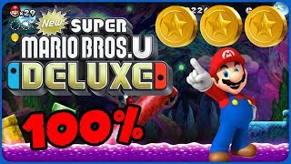 54 Painted Swampland ❤️ New Super Mario Bros U Deluxe ❤️ 100 All Star Coins [upl. by Eruza]