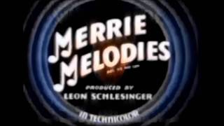 Merrie Melodies Openings And Closings 19311969 UPGRADED 20 [upl. by Aisena]