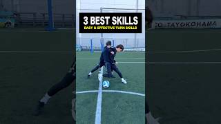 You should have these EFFECTIVE TURN SKILLS👍shorts football soccer footballskills soccerskills [upl. by Shandra]