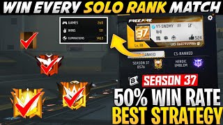 Solo Rank Best Tips and Tricks To Get Booyah  Road to Grandmaster In Season 37 [upl. by Sirrom132]