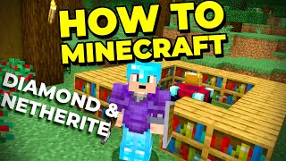 How to Minecraft Enchanted Netherite and Diamond Armor in 116 9 [upl. by Aisemaj]