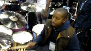 Soultone Cymbals at the NAMM Show 09 [upl. by Eelsew]