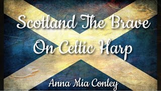 Scotland the Brave played with Celtic Harp live [upl. by Neelahtak6]