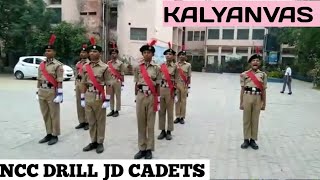 NCC DRILL JD CADETS RSBV KALYANVAS SCHOOL 🏫 ncc nccdrill trending ncctraining nccarmy [upl. by Boak]