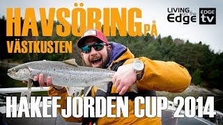 Havsöringsfiske på Västkusten  Hakefjorden Cup Våren 2014 [upl. by Klatt]