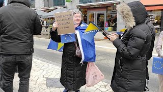 La diaspora bosniaca teme le pulsioni separatiste della Repubblica Srpska [upl. by Atnwahsal11]