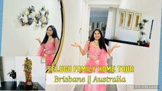 A cozy home tour in Australiahappyhomehappylife familyoffour brassdecor australiateluguvlogs [upl. by Patrizia38]