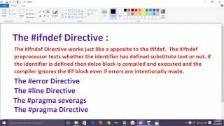 Preprocessor directive in C 41 [upl. by Leikeze]